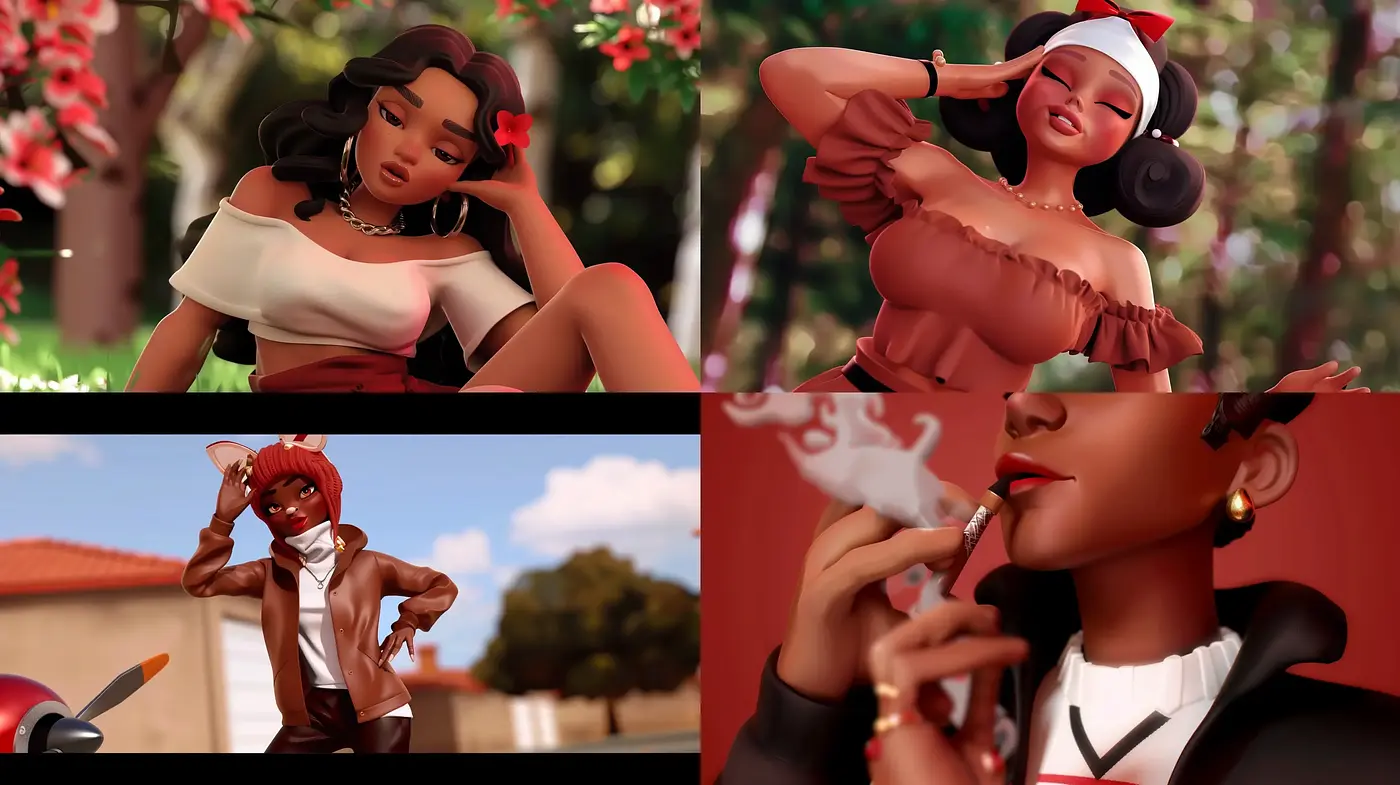 Warm Hues and Contemporary Charm - Midjourney sref style