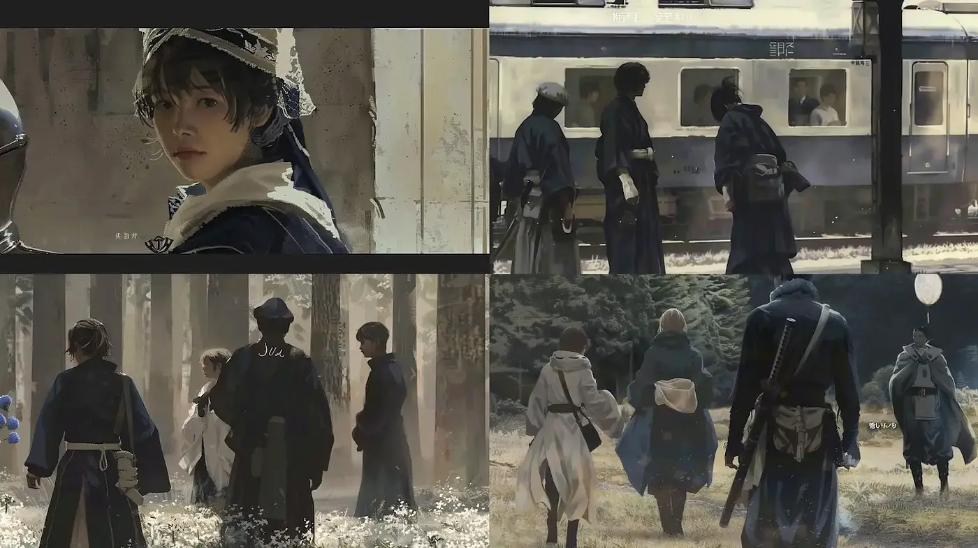 Visually Cohesive Aesthetic with Historical and Cinematic Influences - Midjourney sref style