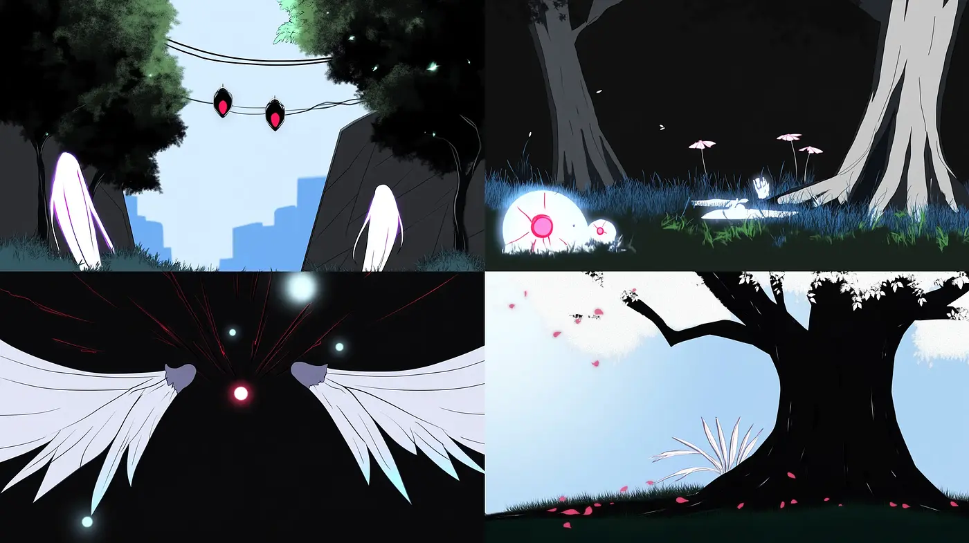 Ethereal Anime-Inspired Landscape Visions - Midjourney sref style