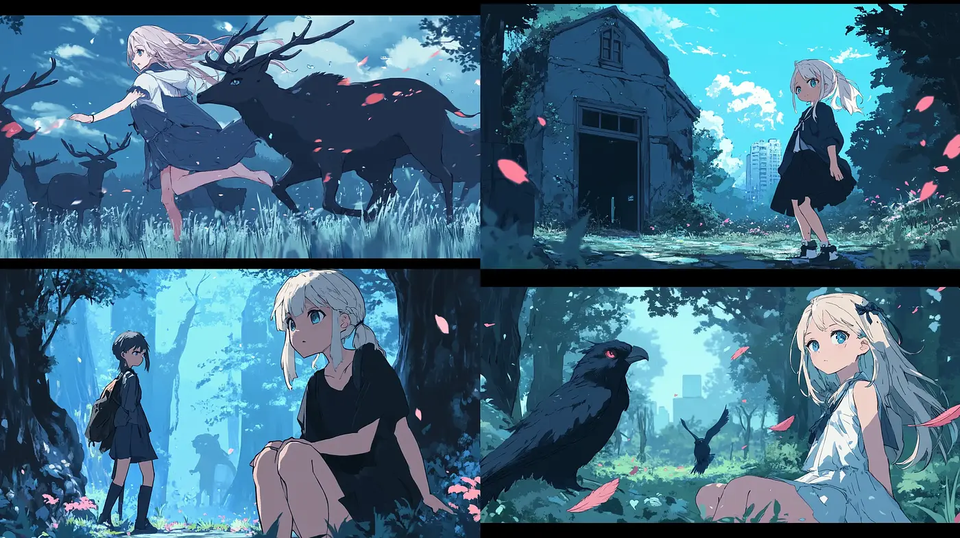 Ethereal Luminance: A Fusion of Anime Inspirations and Pastel Dreamscapes - Midjourney sref style