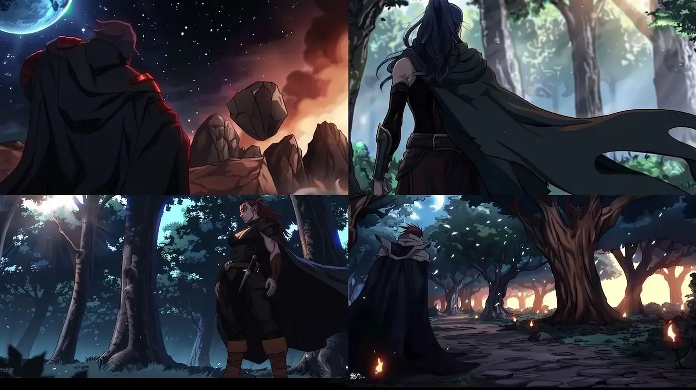 Dynamic and immersive fantasy scenes with a captivating atmosphere - Midjourney sref style