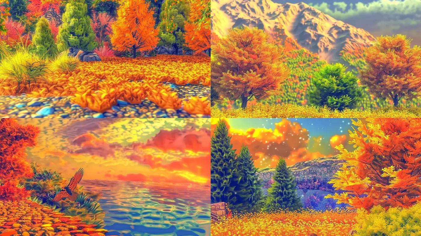 Autumnal Dreamscape: A Homage to Impressionistic Nostalgia - Midjourney sref style