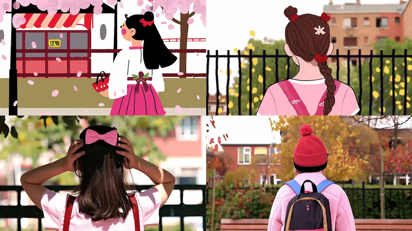 Playful and Whimsical Illustrations with a Modern Touch - Midjourney sref style