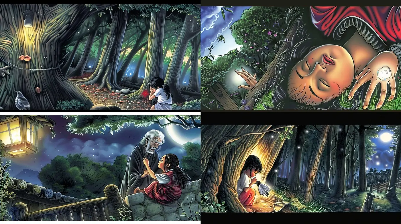 Enchanted Twilight: A Dreamy Fusion of Luminous Hues and Ethereal Scenes - Midjourney sref style