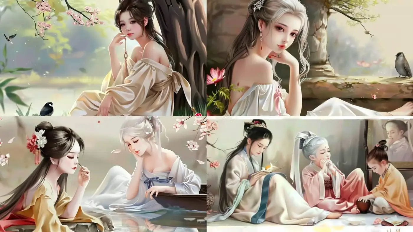 Ethereal Elegance in a Serene Pastel Dreamscape - Midjourney sref style