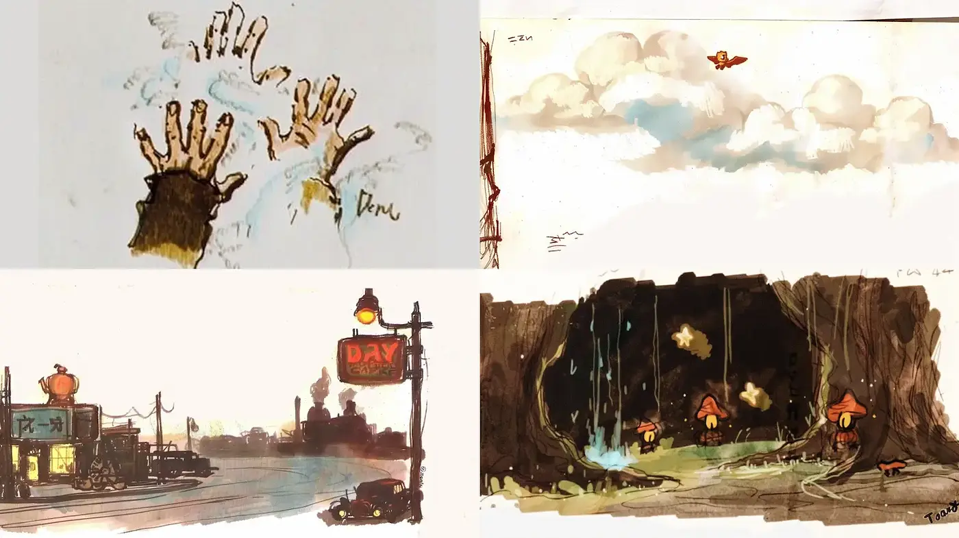 Expressive and Nostalgic Vignettes with an Impressionistic Flair - Midjourney sref style