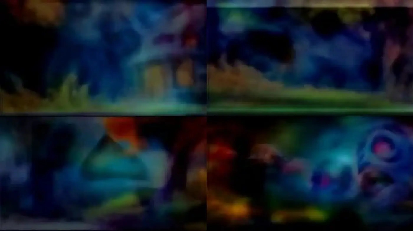 Whimsical Dreamscape Symphony: An Artistic Fusion of Vivid Brushwork and Surreal Ambiance - Midjourney sref style