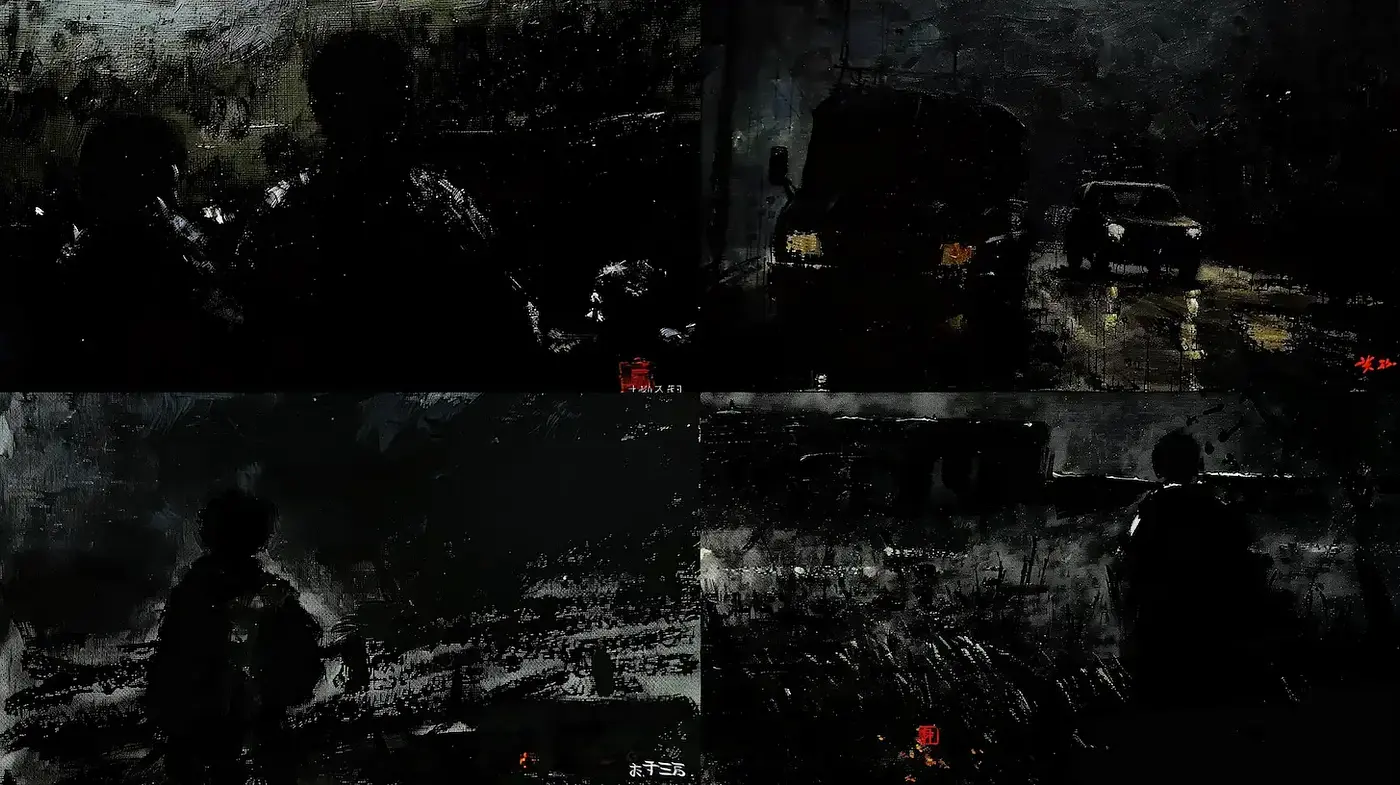 A Midjourney Style - Dark and Gritty Textural Exploration with ...