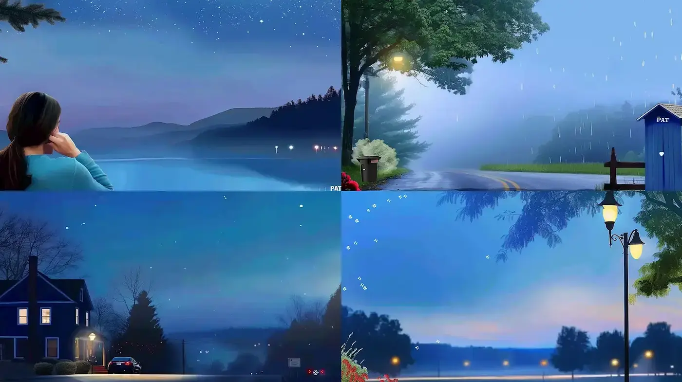 Serene Atmospheric Landscapes with a Dreamlike Quality - Midjourney sref style