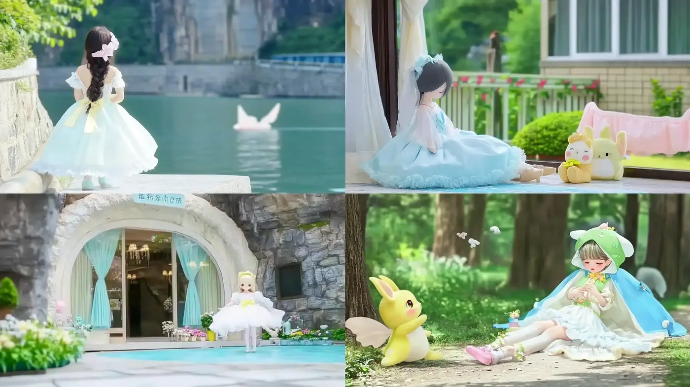 Whimsical Pastel Dreamscape with an Eastern Animation Influence - Midjourney sref style