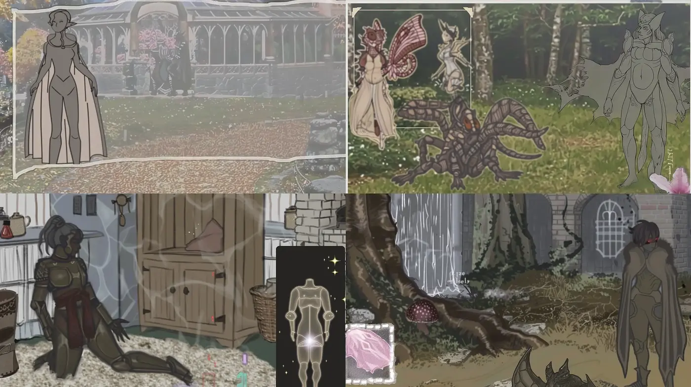 Whimsical Storybook Renderings with a Hint of Art Nouveau - Midjourney sref style