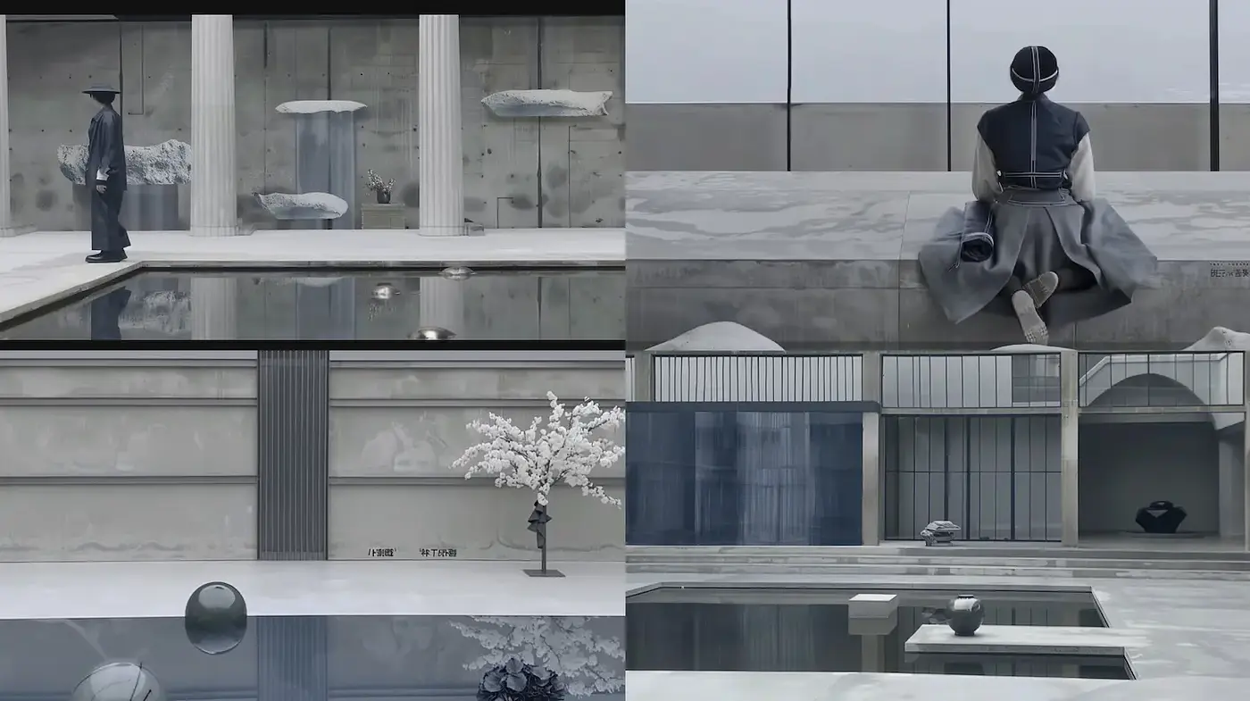 Contemporary Minimalism with a Futuristic Touch - Midjourney sref style