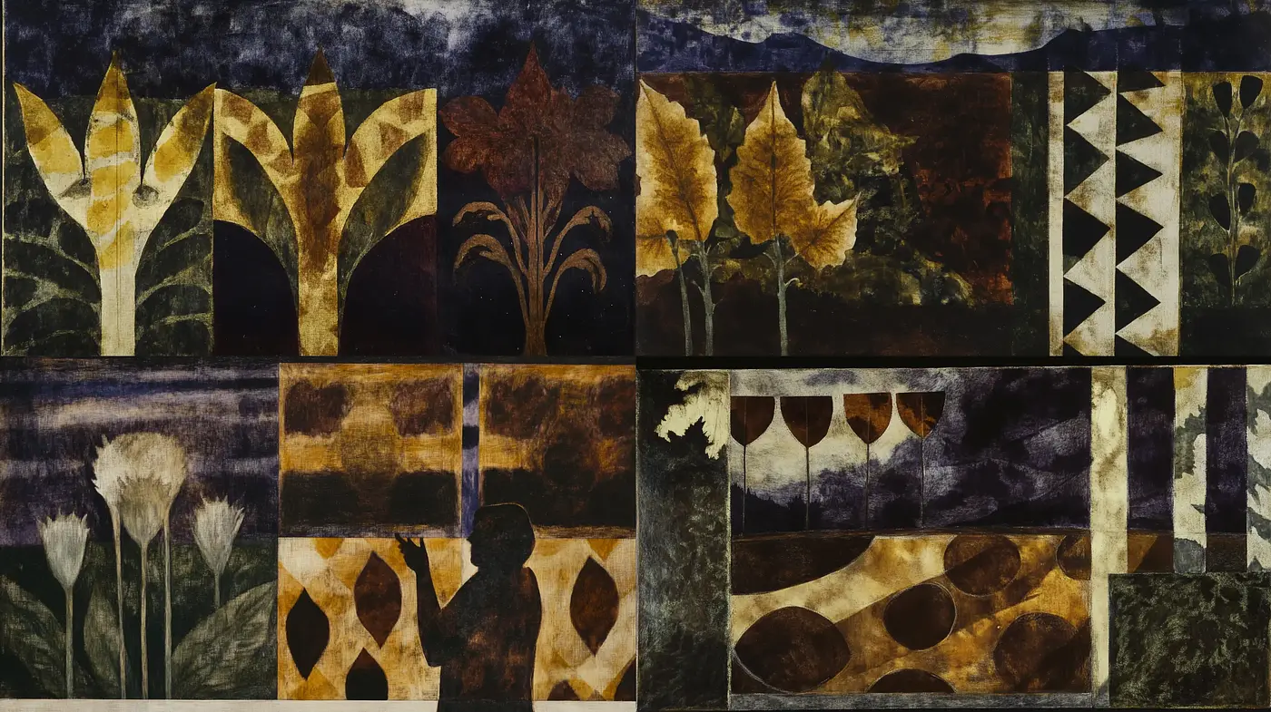 Decayed Elegance: A Unified Aesthetic of Patinated Visions - Midjourney sref style