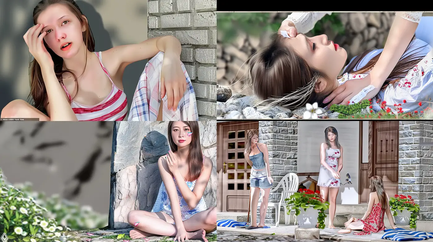 Consistent Pastoral Elegance: An Idyllic Fusion of Serenity and Natural Softness - Midjourney sref style