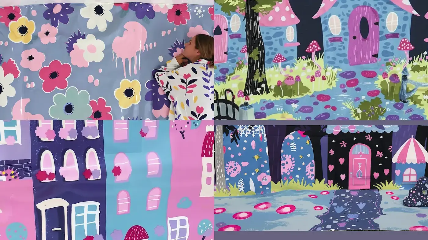 Whimsical and Colorful Fantasy Art with a Charming Aesthetic - Midjourney sref style