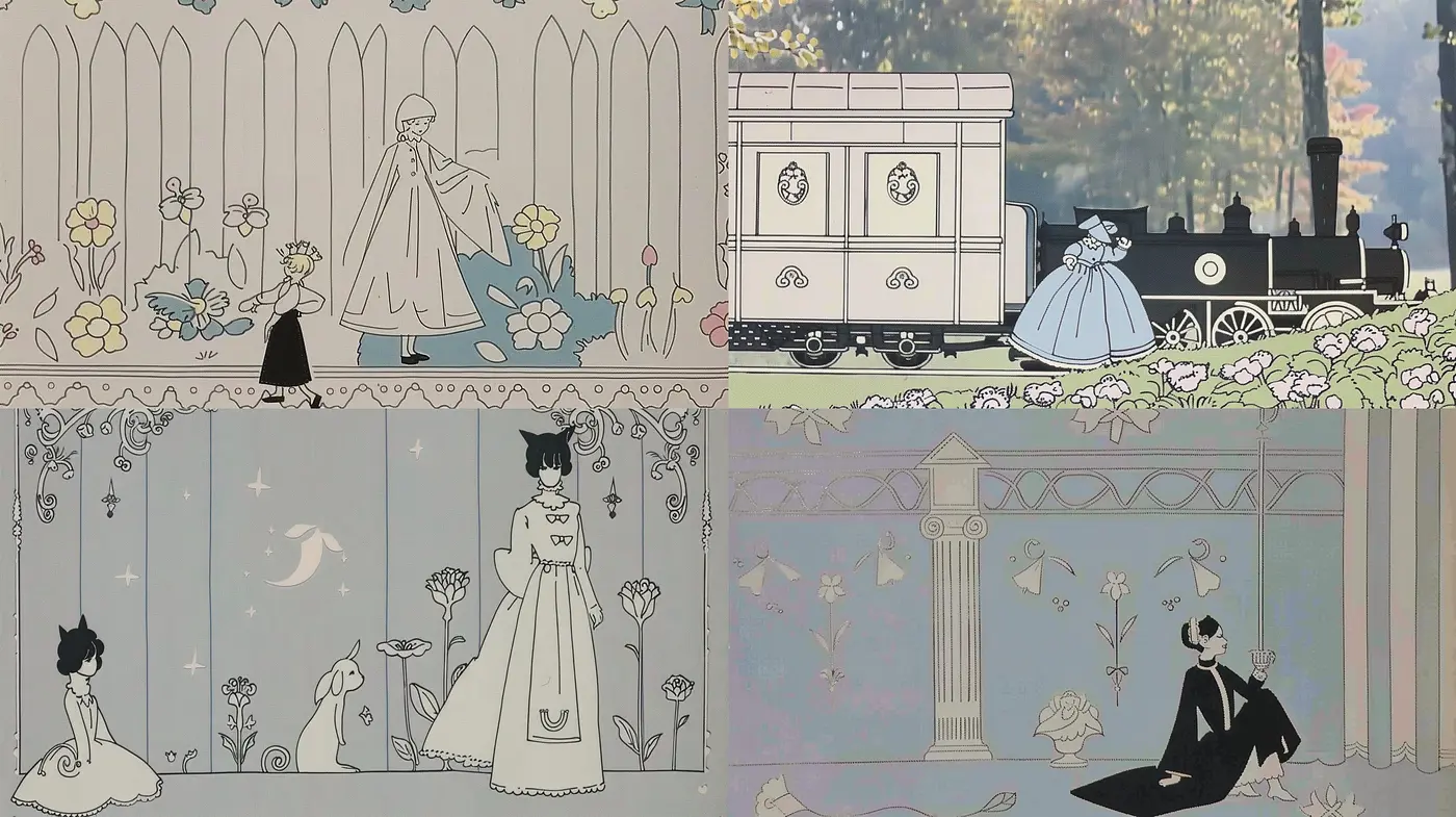 Whimsical Illustrative Storybook Fusion - Midjourney sref style