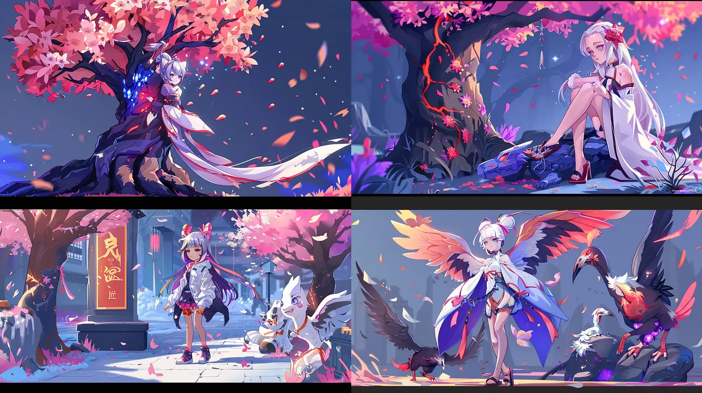 Ethereal Anime-Inspired Dreamscapes with Pastel Vigor - Midjourney sref style