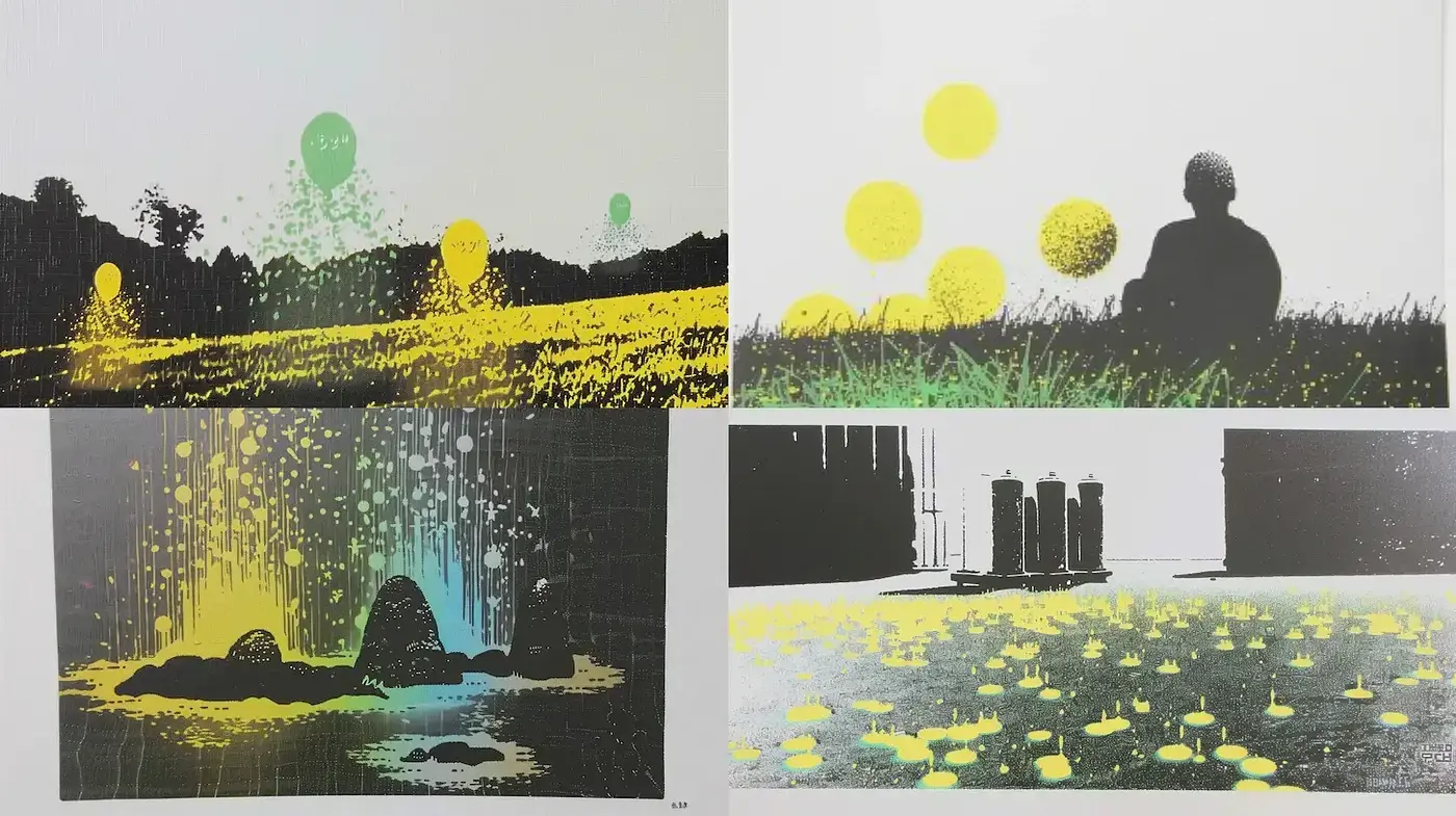 Vibrant and Playful Graphic Style with a Modern Touch - Midjourney sref style