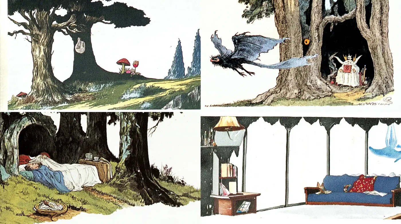 Enchanted Storybook Countryside and Interiors - Midjourney sref style