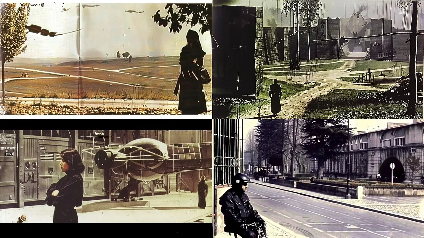 Ephemeral Glimpses of Time: An Homage to Sepia-Toned Nostalgia and Surrealism - Midjourney sref style