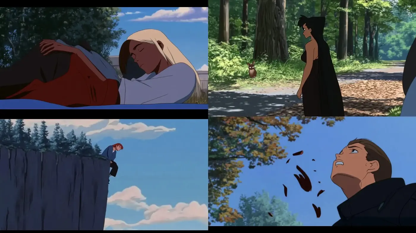 Ethereal Serenity in Animated Harmony - Midjourney sref style