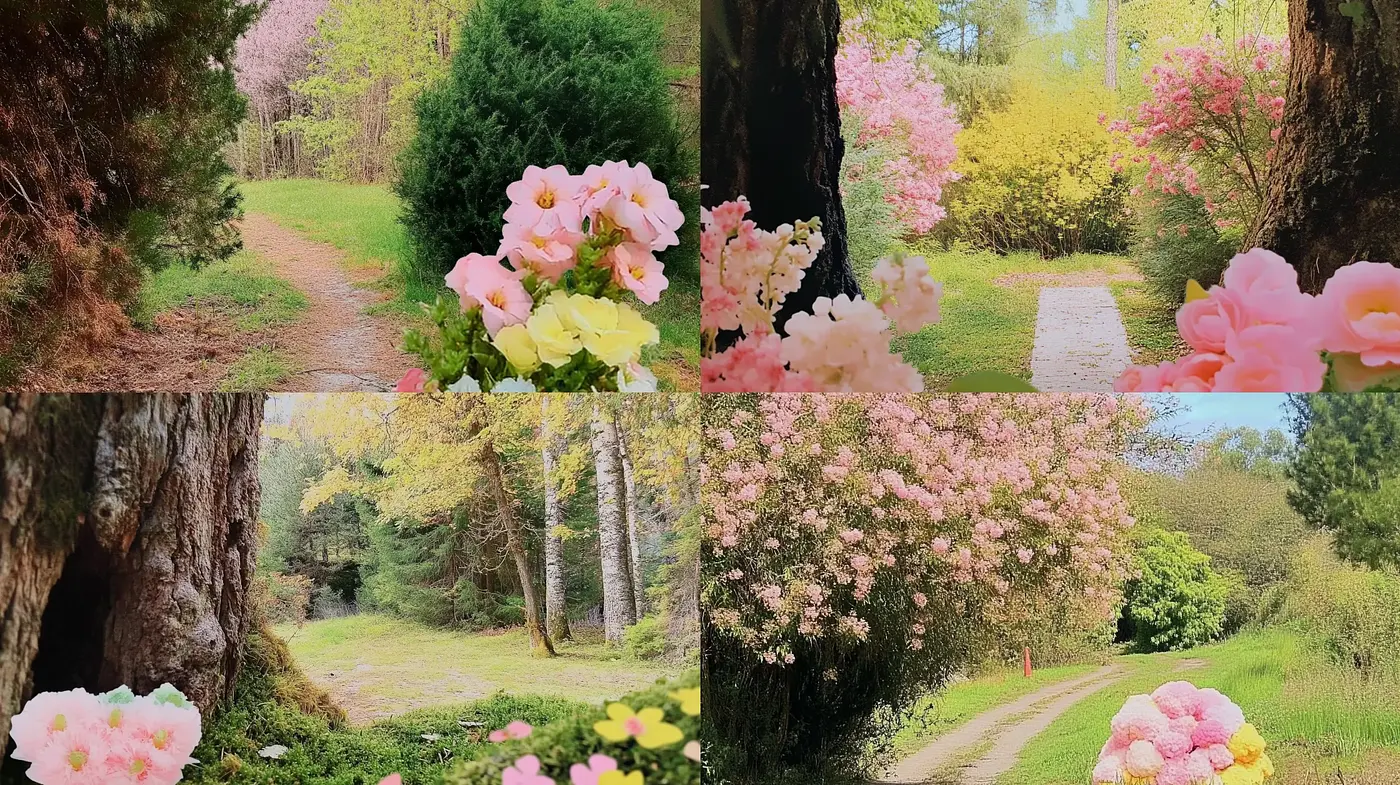 Dreamlike Pastoral Vignettes with a Soft, Ethereal Essence - Midjourney sref style