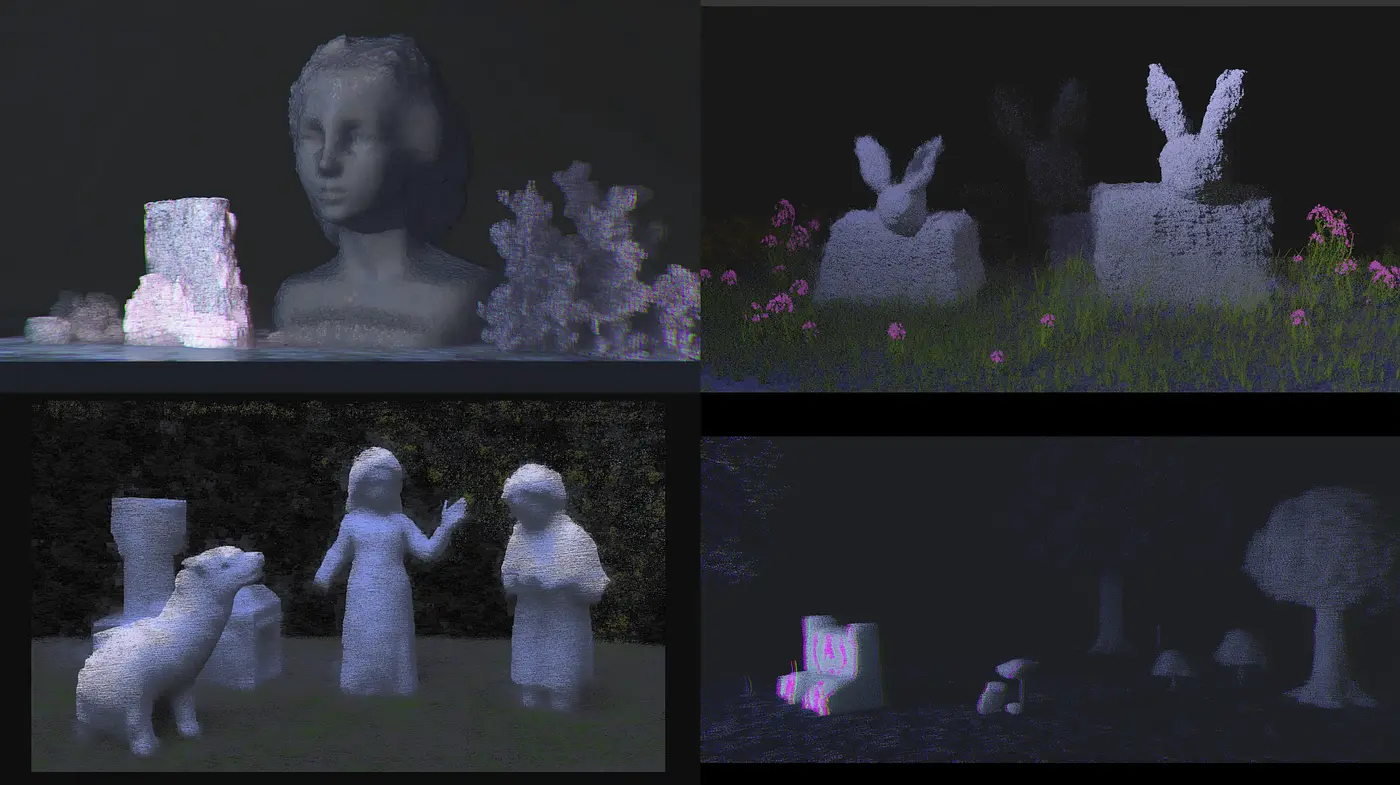 Nocturnal Whispers of a Dreamscape Serenity - Midjourney sref style