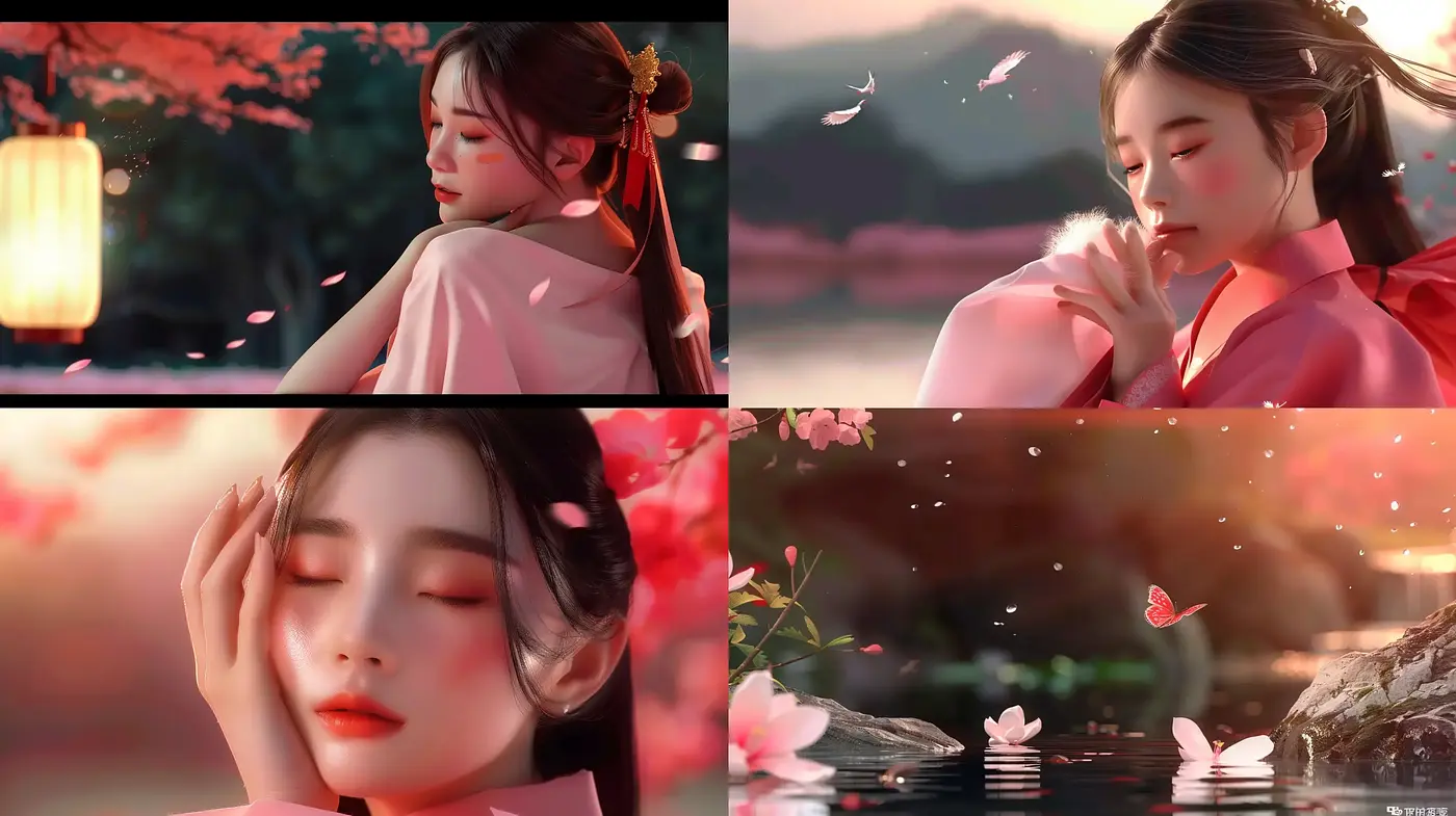 Ethereal Twilight Harmony: A Study in Serene Anime-Inspired Imagery - Midjourney sref style