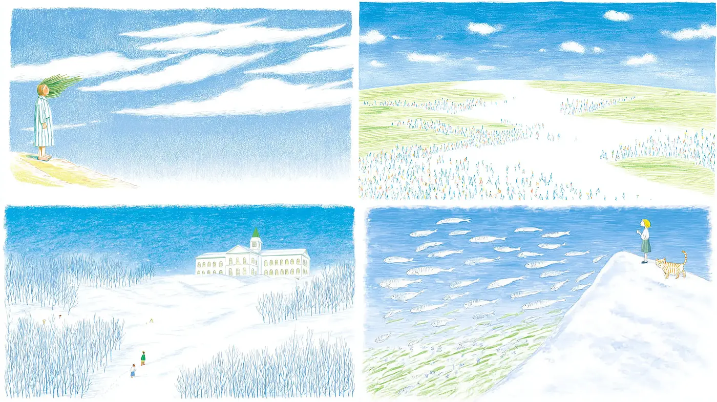 Whimsical and Tranquil Illustrations with a Sense of Wonder - Midjourney sref style