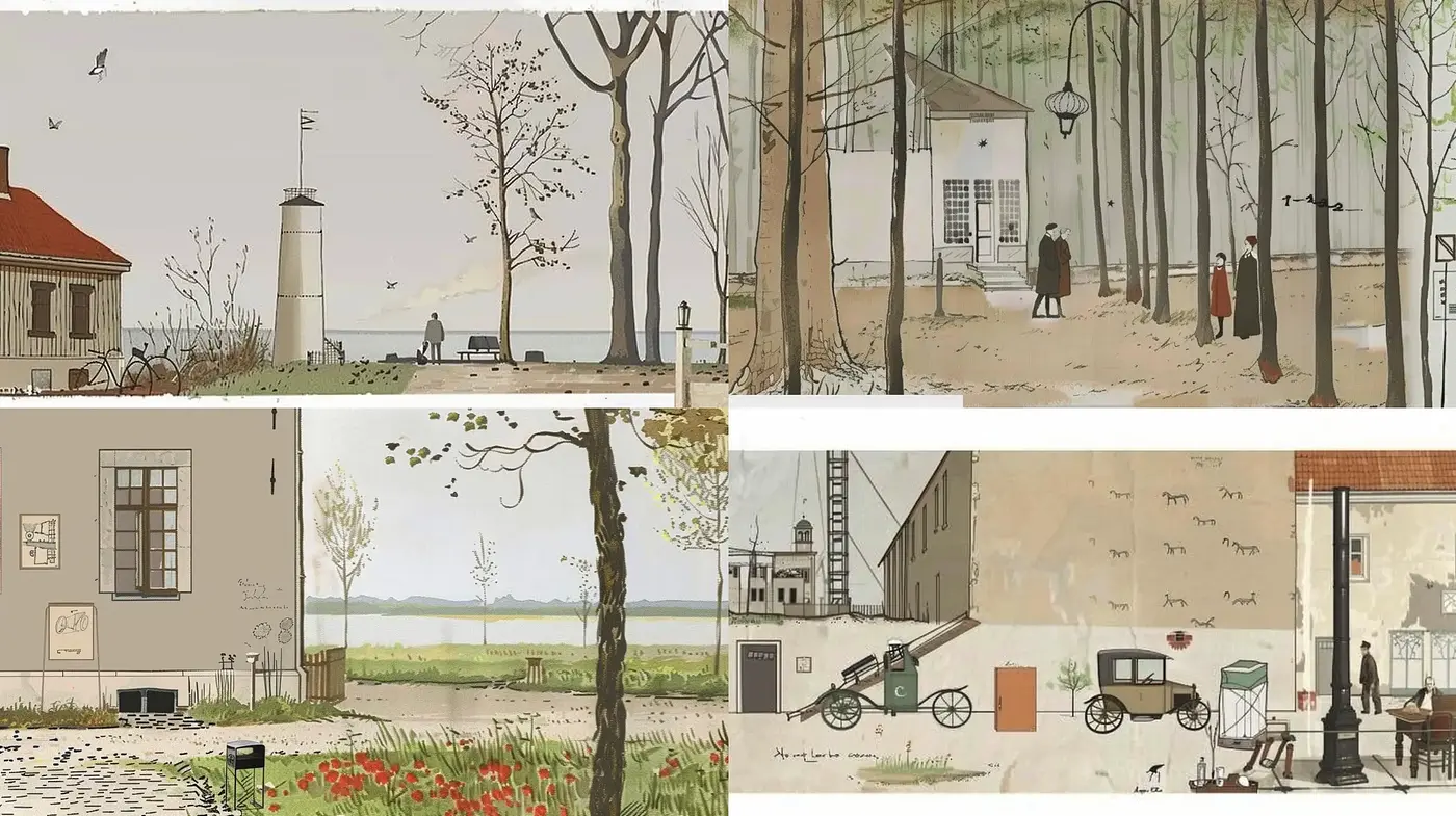 Serene Pastoral Elegance: An Ode to Tranquil European Landscapes - Midjourney sref style