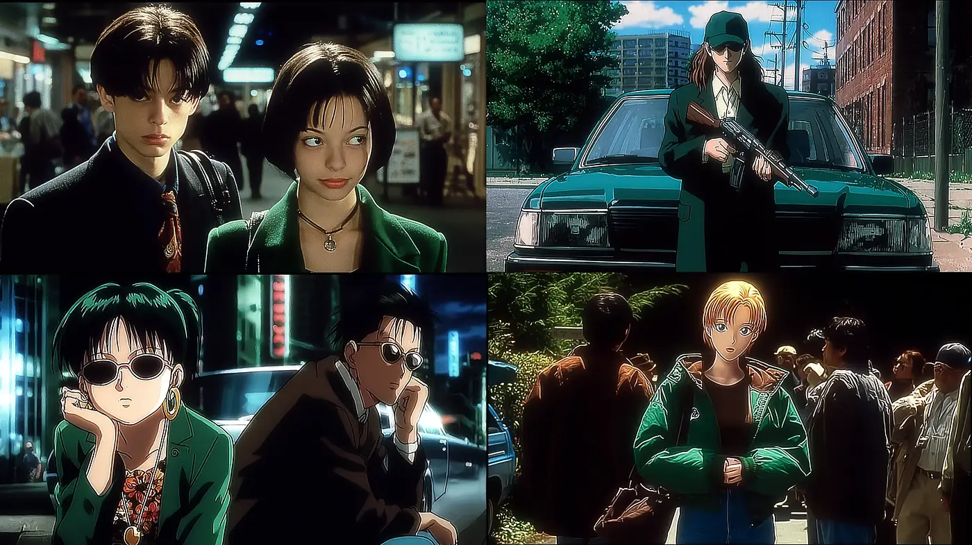 Cinematic and Character-Driven Urban Aesthetic Reflecting Neo-Noir Influences - Midjourney sref style