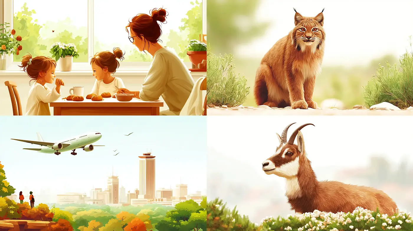 Warm and Inviting Illustrations with a Soft, Whimsical Charm - Midjourney sref style