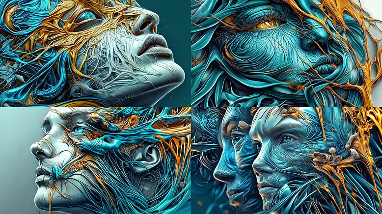 Distinctive Biomechanical Aesthetic with a Futuristic Touch