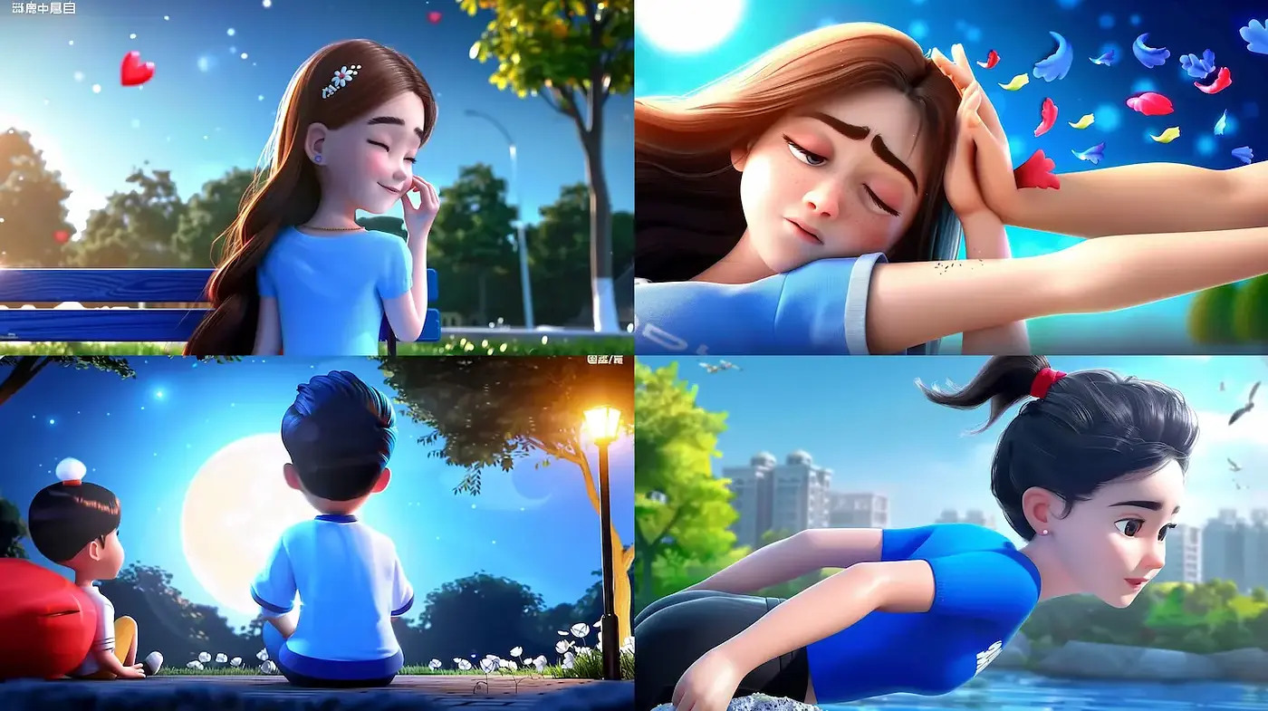 Youthful Digital Aesthetic with Playful and Dreamy Elements - Midjourney sref style