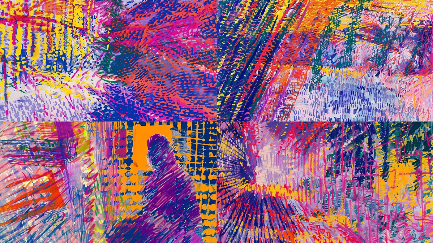 Vibrant Strokes of Neo-Expressionist Fusion - Midjourney sref style