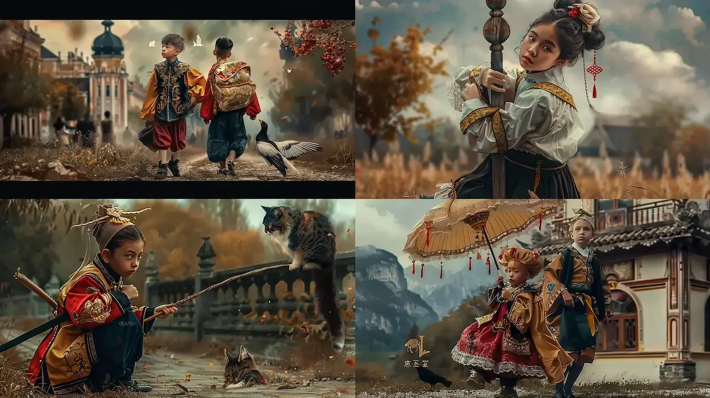 Richly Detailed, Nostalgic Imagery with Cultural Influences - Midjourney sref style