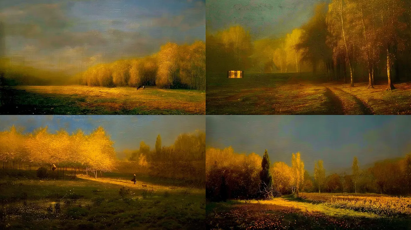 Ethereal Dusk: A Consistent Luminescent Vision across Dynamic Landscapes - Midjourney sref style