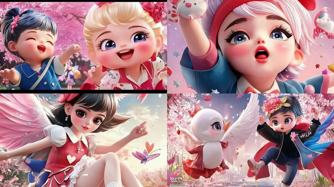 Enchanted Whimsy: A Dreamlike Fusion of Animated Euphoria - Midjourney sref style