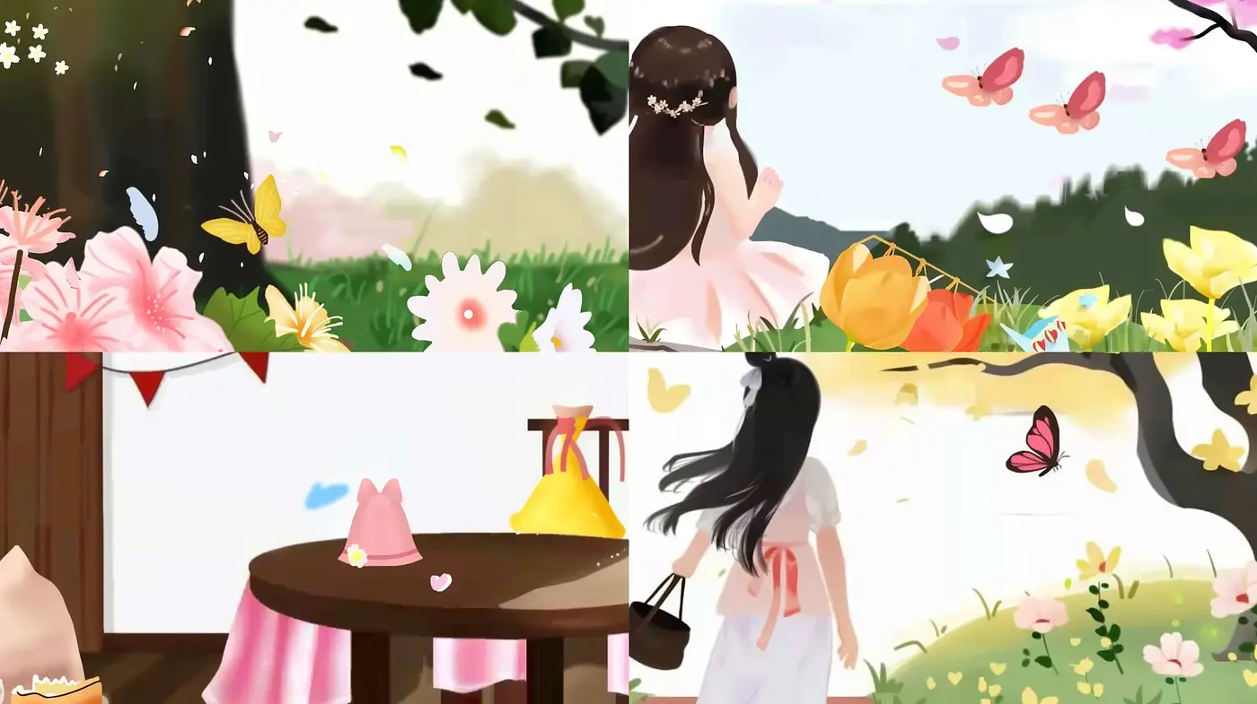 Idyllic Pastoral Vistas with Soft Pastel Hues and a Tranquil Anime Essence - Midjourney sref style