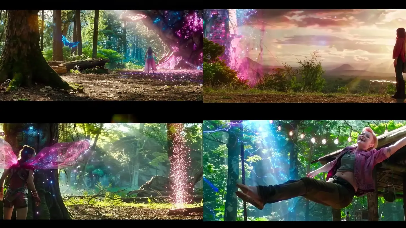 Enchanted Luminescence: A Fantastical Fusion of Vivid Colors and Ethereal Light - Midjourney sref style