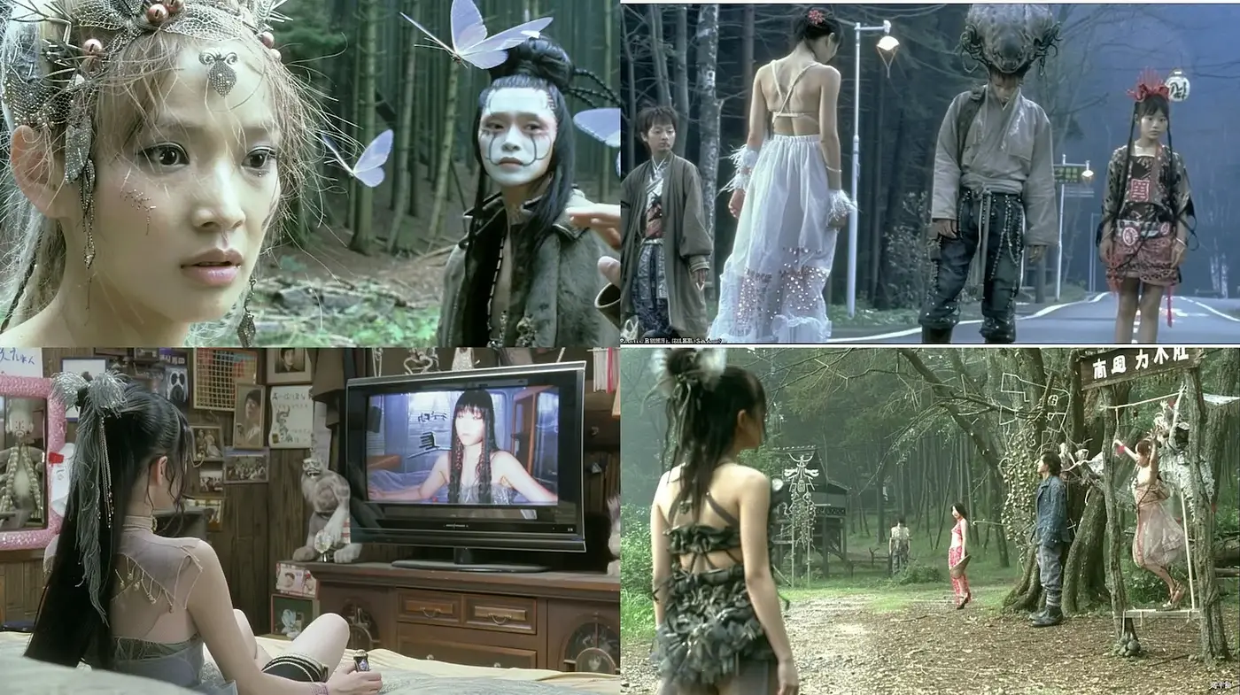 Ethereal Surrealism with a Touch of Fantasy and Nature - Midjourney sref style