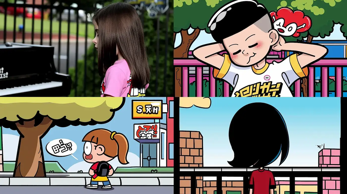 Vibrant and Playful Cartoon Aesthetic with a Whimsical Touch - Midjourney sref style