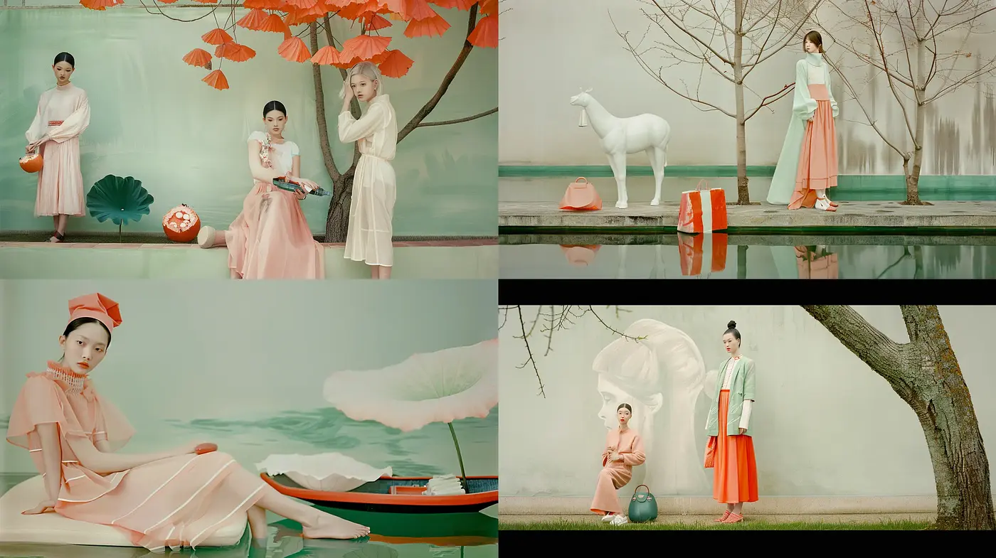 Ethereal Pastel Serenity: A Dreamlike Tranquility in Art - Midjourney sref style