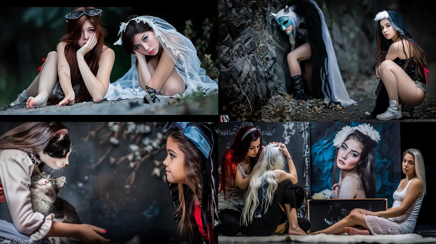 Ethereal Dreamscapes with Surrealist Tendencies in a Cinematic Photography Style - Midjourney sref style