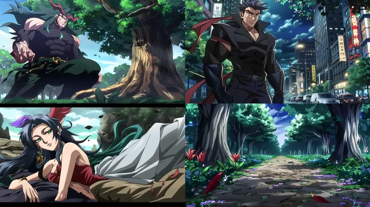 Dynamic Anime-Inspired Vivid Storyboard Frames - Midjourney sref style