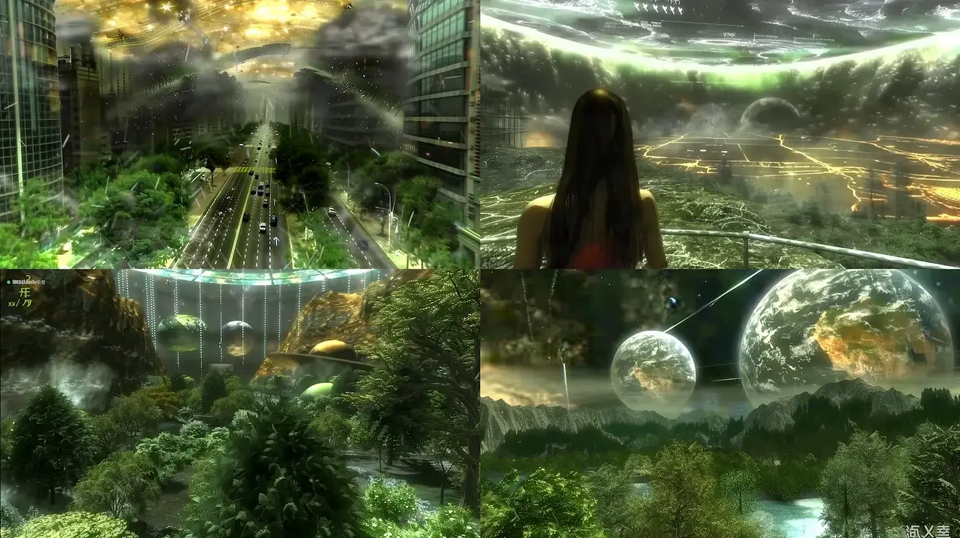 Futuristic Nature-Inspired Realism with Ethereal Elements - Midjourney sref style