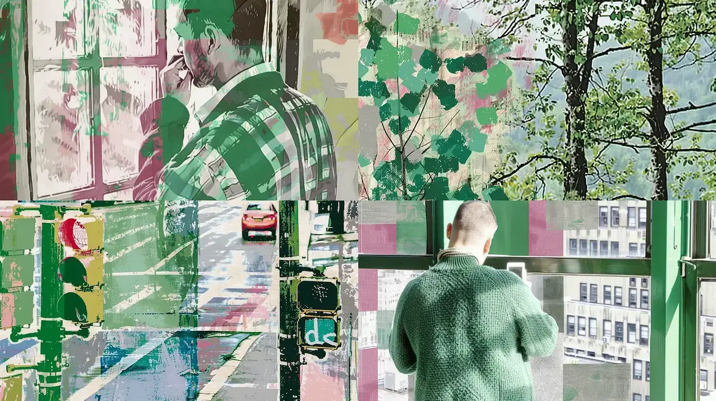 A Harmonious Blend of Modern Impressionism and Surrealism in Pastel Shades - Midjourney sref style