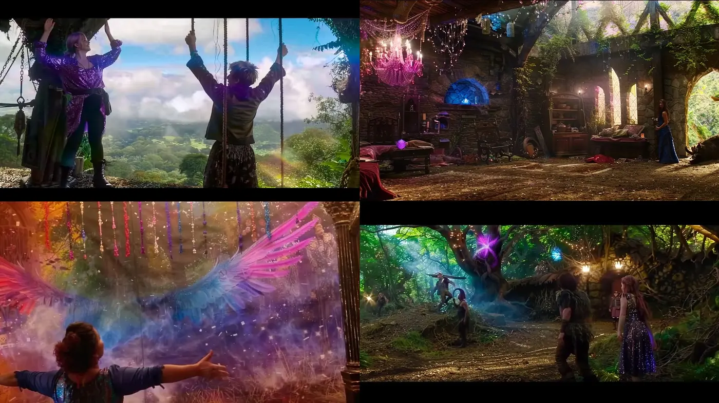 Enchanted Mystic Wilderness: A Fantastical Journey Through Color and Light - Midjourney sref style