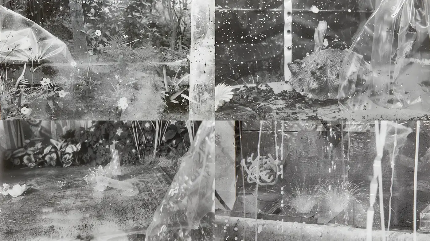 Moody and Ethereal Botanical Studies with Textural Depth - Midjourney sref style