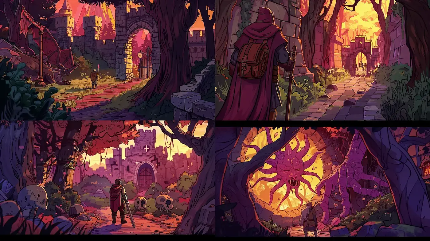 Enchanting Fantasy Landscapes with a Mystical Atmosphere - Midjourney sref style
